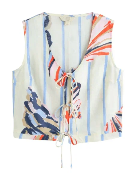 Next Bluză / deschis / albastru deschis / albastru închis / portocaliu homar / roz bej