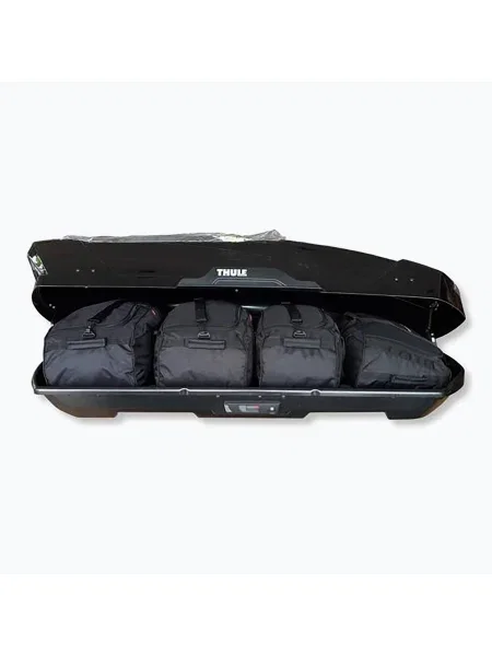 KJUST Thule Motion XT L tetőcsomagtartó táska 4 darabos készlet fekete.. Méret: OS fekete