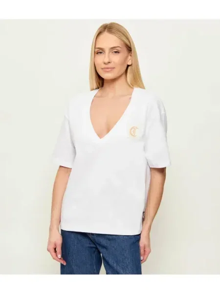 Just Cavalli Tricou alb