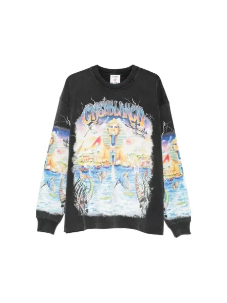 Bluza Casablanca z długim rękawem czarna