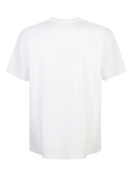 Tricou Just Cavalli cu imagine alb