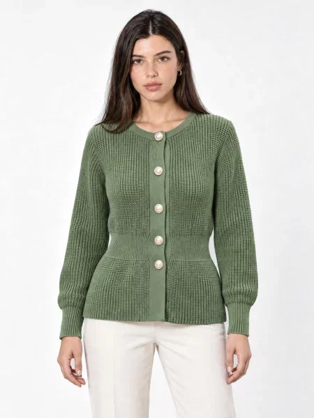 RYVAN Kardigan Strickjacken pastelno zelena