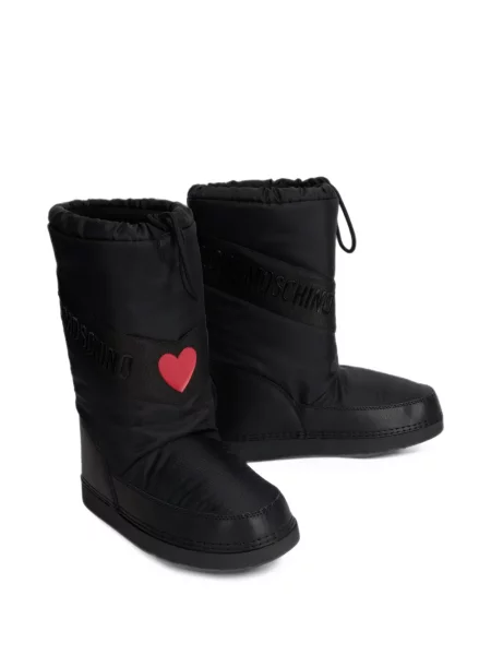 Členkové topánky Love Moschino čierna