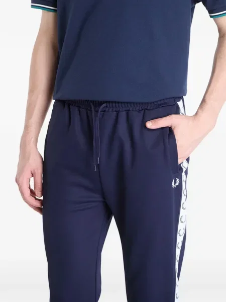 Pantaloni Fred Perry alergare albastru