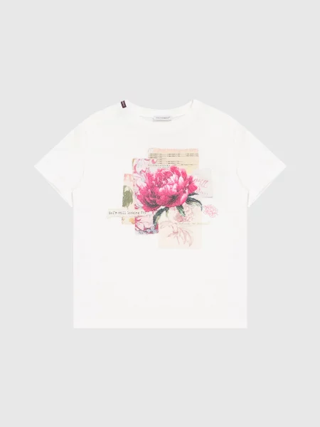 Детская футболка Dolce&gabbana белая
