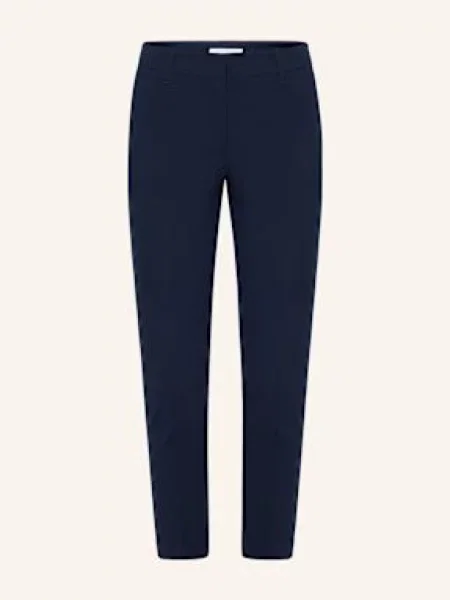 Betty&Co Spodnie Garniturowe Z blau granatowe