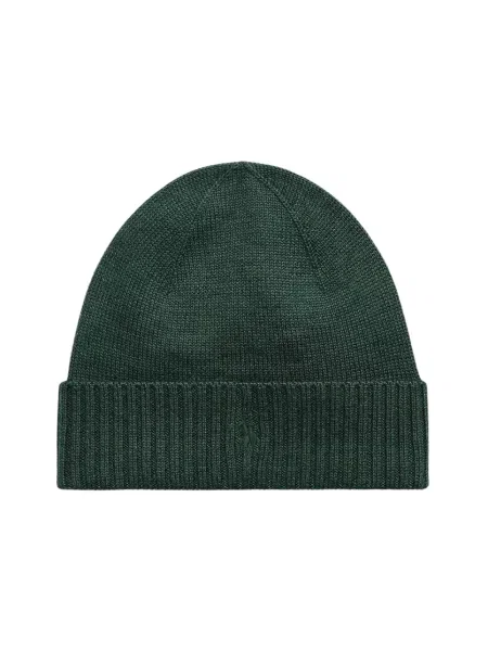 Czapka Polo Ralph Lauren wełniana z logo zielona