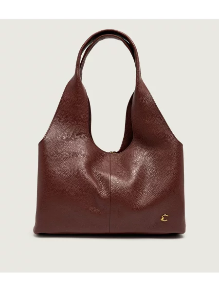 Coccinelle De piele geantă shopper Coccinelle Nell roșu