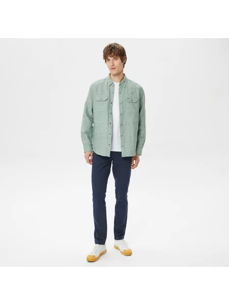 Lacoste Spodnie Lacoste granatowe
