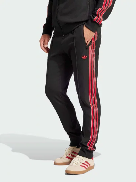 Переработанный спортивные штаны Adidas черные