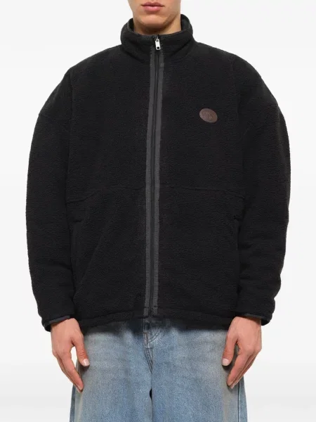 Geacă Willy Chavarria din fleece negru