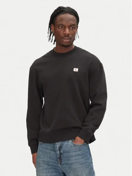 Суитчър Calvin Klein Jeans с дълъг ръкав черно