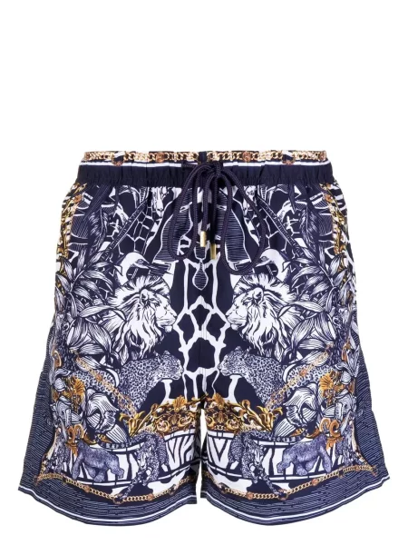 Slip de baie Camilla cu imagine albastru
