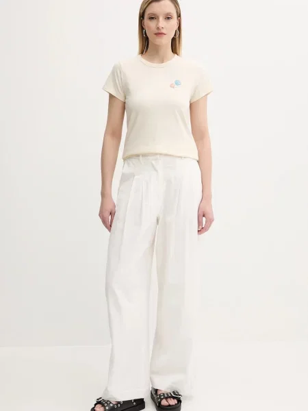 Rag & Bone t-shirt beżowy