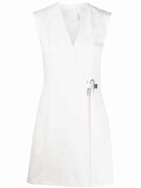 Rochie din denim Givenchy de costum alb