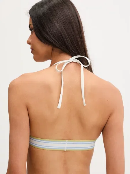 Calvin Klein plavková podprsenka béžová