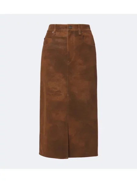 Fustă midi Marant Etoile maro
