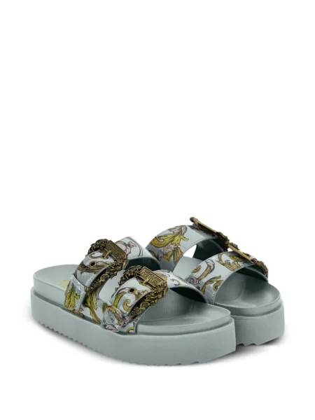 Klapki Versace Jeans Couture białe