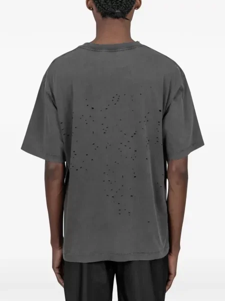 Tricou Satisfy zdrențuiți gri