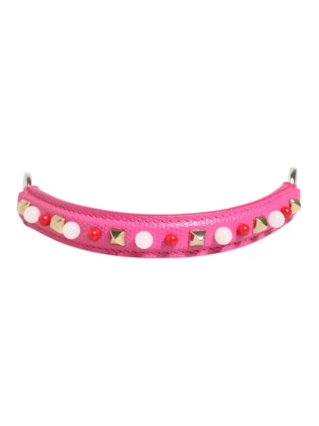 Torebka Dolce And Gabbana skórzana różowa