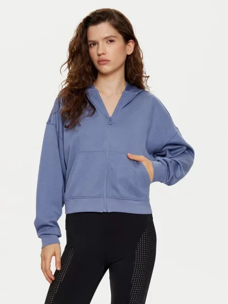 4F bluza dresowa rozpinana z kapturem XS niebieska