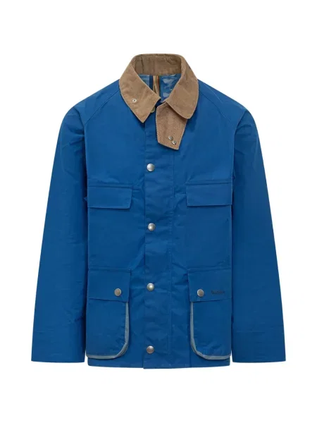 Gulerat geacă Barbour de catifea cord albastru