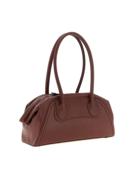 Torebka Vivienne Westwood skórzana z logo brązowa