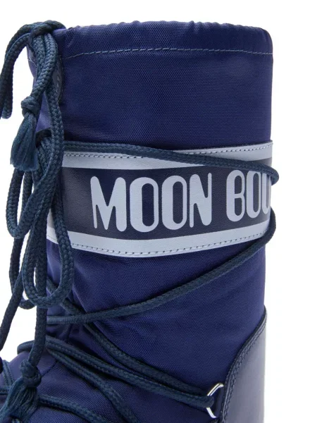 Botki dziecięce Moon Boot niebieskie