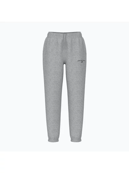 Spodnie New Balance Reimagined Fleece Jogger ashheath szare