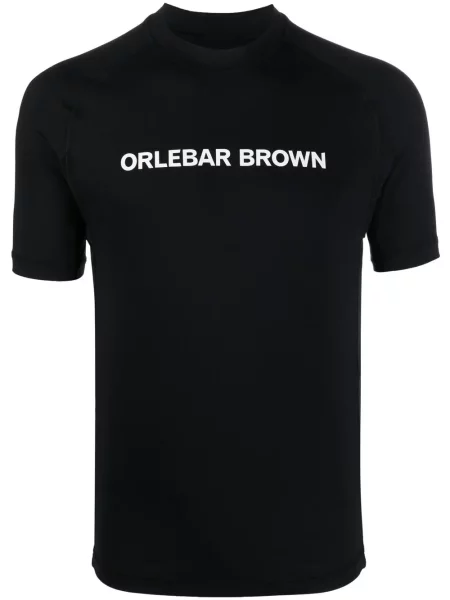 Tricou Orlebar Brown cu imagine negru