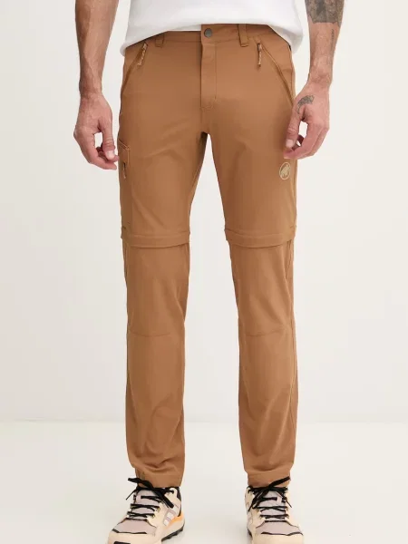 Mammut spodnie trekkingowe Runbold IV brązowe