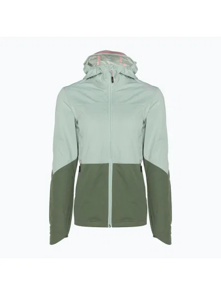 Дамско софтшел яке CMP Fix Hood jade зелено