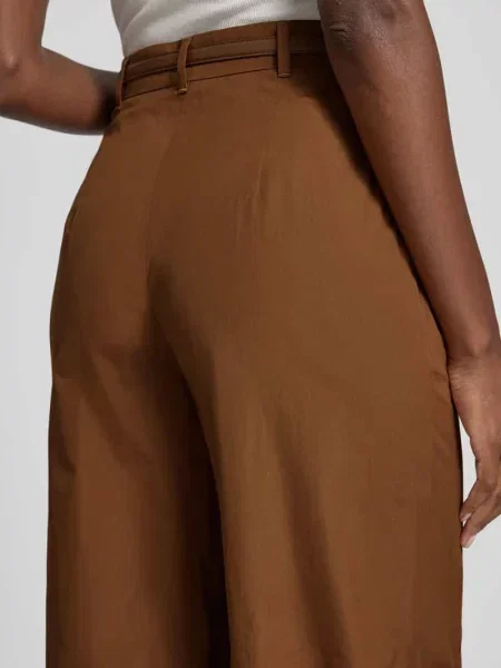 Spodnie z szerokimi nogawkami z czystej bawełny model FAREA' Max Mara Studio