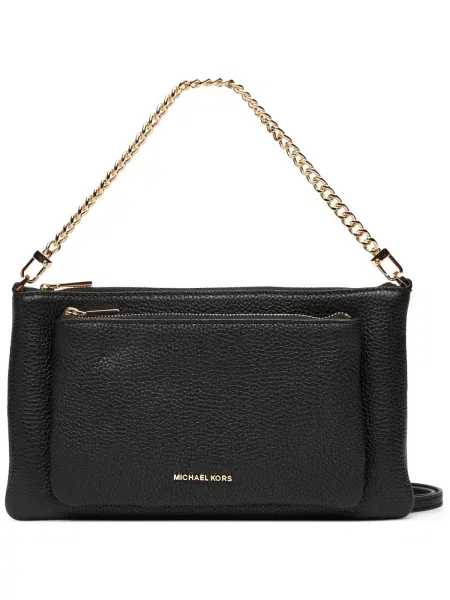 Rucsac Michael Kors din piele plic negru