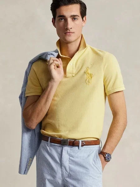 Polo majica Polo Ralph Lauren rumena