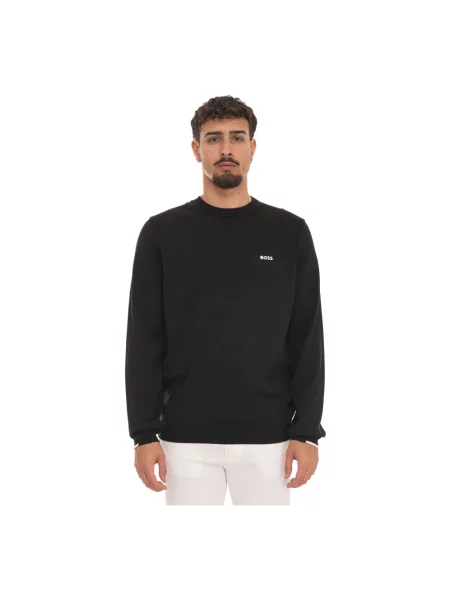Sweter Boss czarny