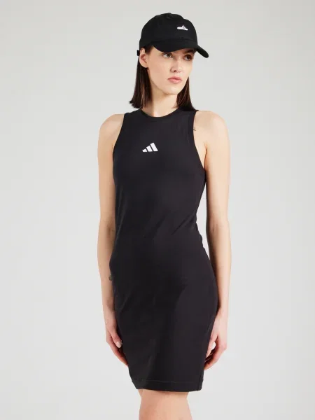 ADIDAS SPORTSWEAR Športové šaty / biela čierna