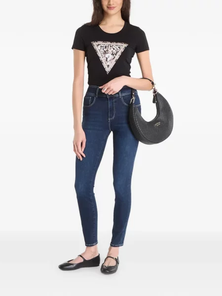 Stras tricou Guess negru