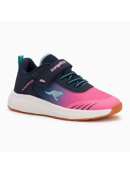 KangaROOS KB-Rida EV pantofi pentru copii dark navy/daisy pink roz