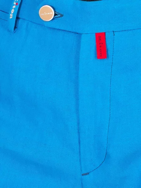 Pantaloni scurți cargo Kiton albastru