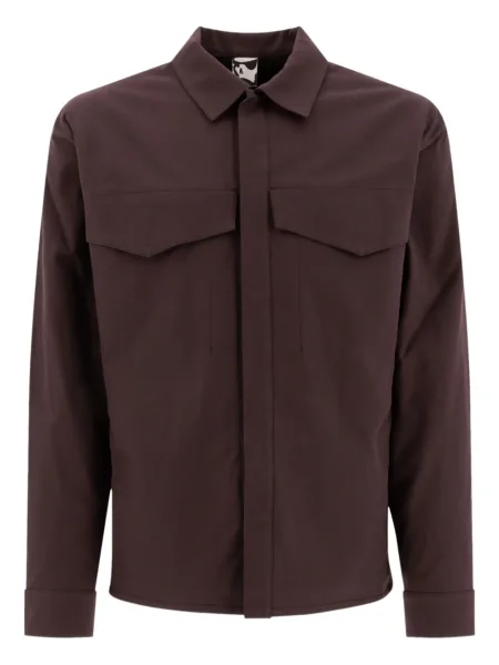 Риза Gr10k кафяво