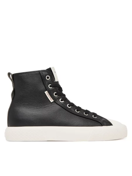 Calvin Klein Sportbačiai Vulc Lace Up Hightop Lth juoda
