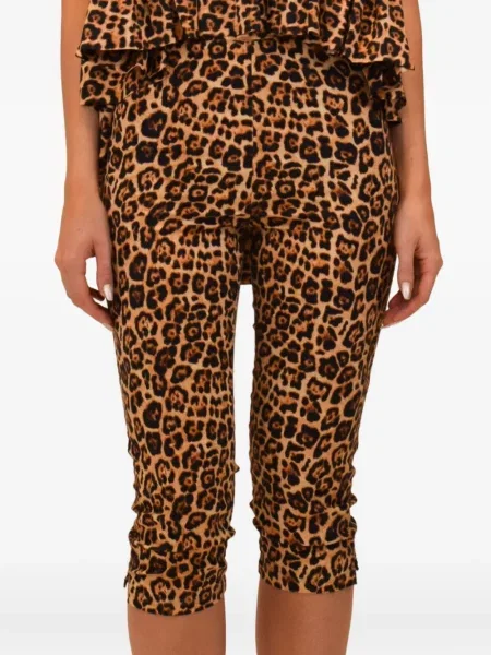 Pantaloni Azeeza stretch maro