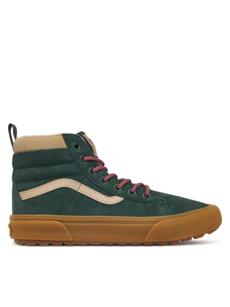 Sneakersy Vans Hi Insulated Tmavo zelená