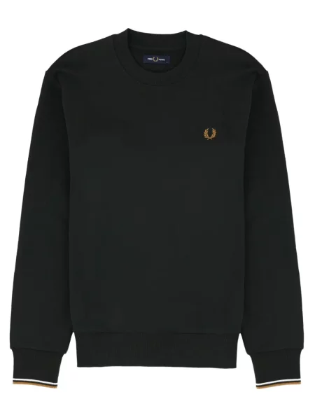 Hanorac Fred Perry cu broderie negru