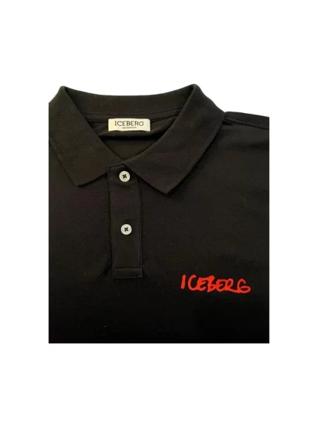 Koszulka polo Iceberg czarna