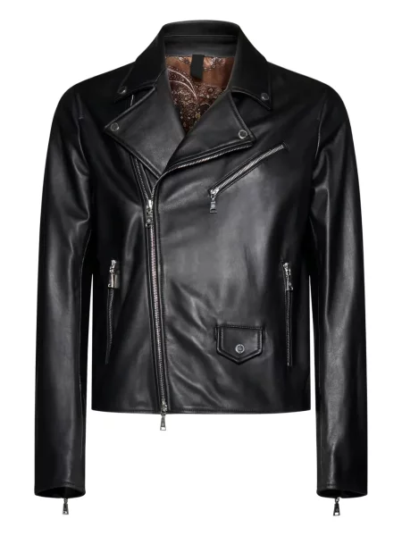 Geanta de piele Tagliatore negru