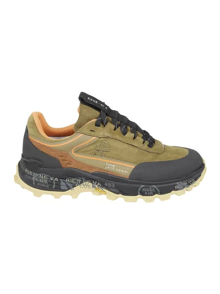 Sneakersy Premiata zamszowe zielone