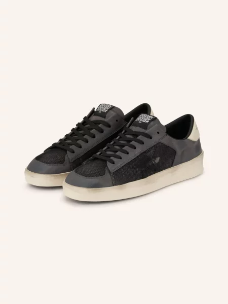 Golden Goose Tenisky Stardan tmavě šedá / krémová černá