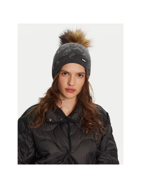 Шапка Eisbär зі стразами сіра